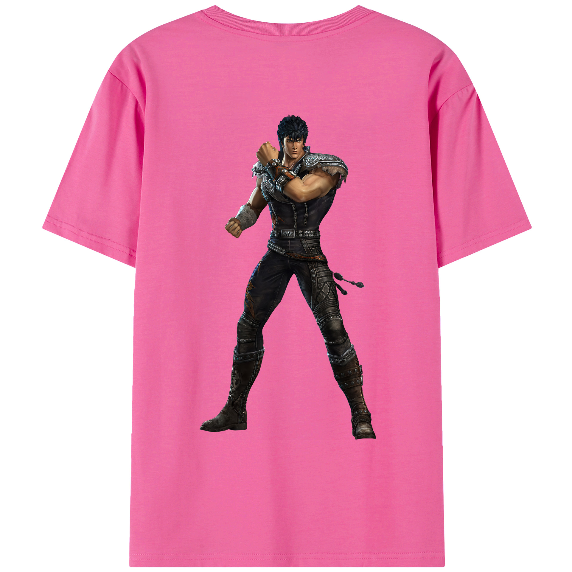 （画像用） 北斗の拳 Fist of the North Star レディース半袖Tシャツ(バックプリント)